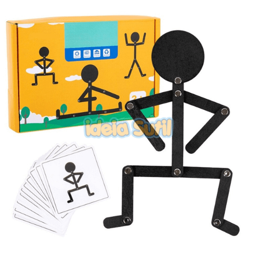 Boneco Flexível - Brinquedo Educativo
