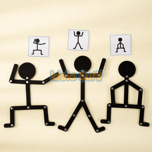 Boneco Flexível - Brinquedo Educativo