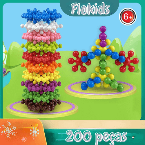 Flokids - Brinquedo Educativo (200 peças)