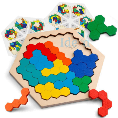 Quebra Cabeça Geométrico - Brinquedo Educativo