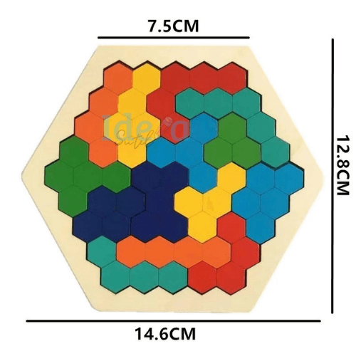 Quebra Cabeça Geométrico - Brinquedo Educativo