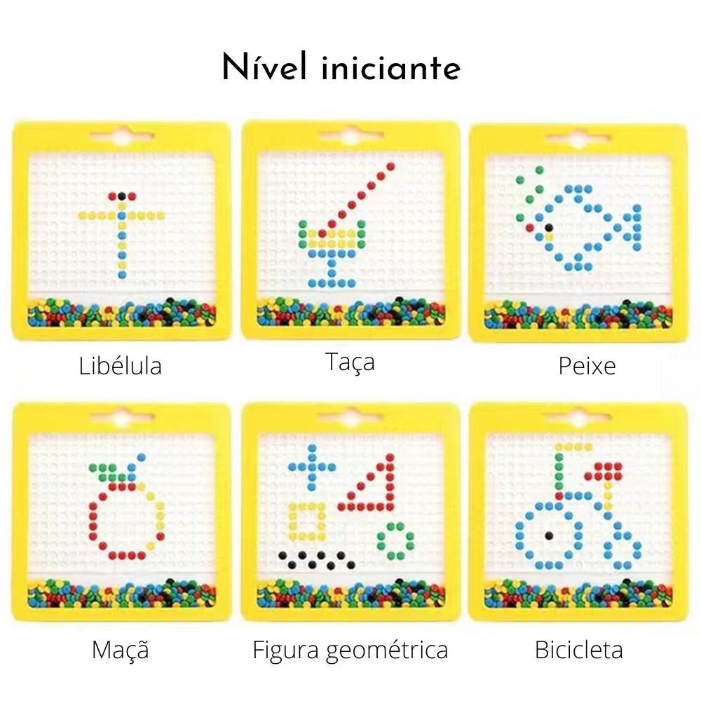Plaqueta Magnética - Brinquedo Educativo - Ref. 210