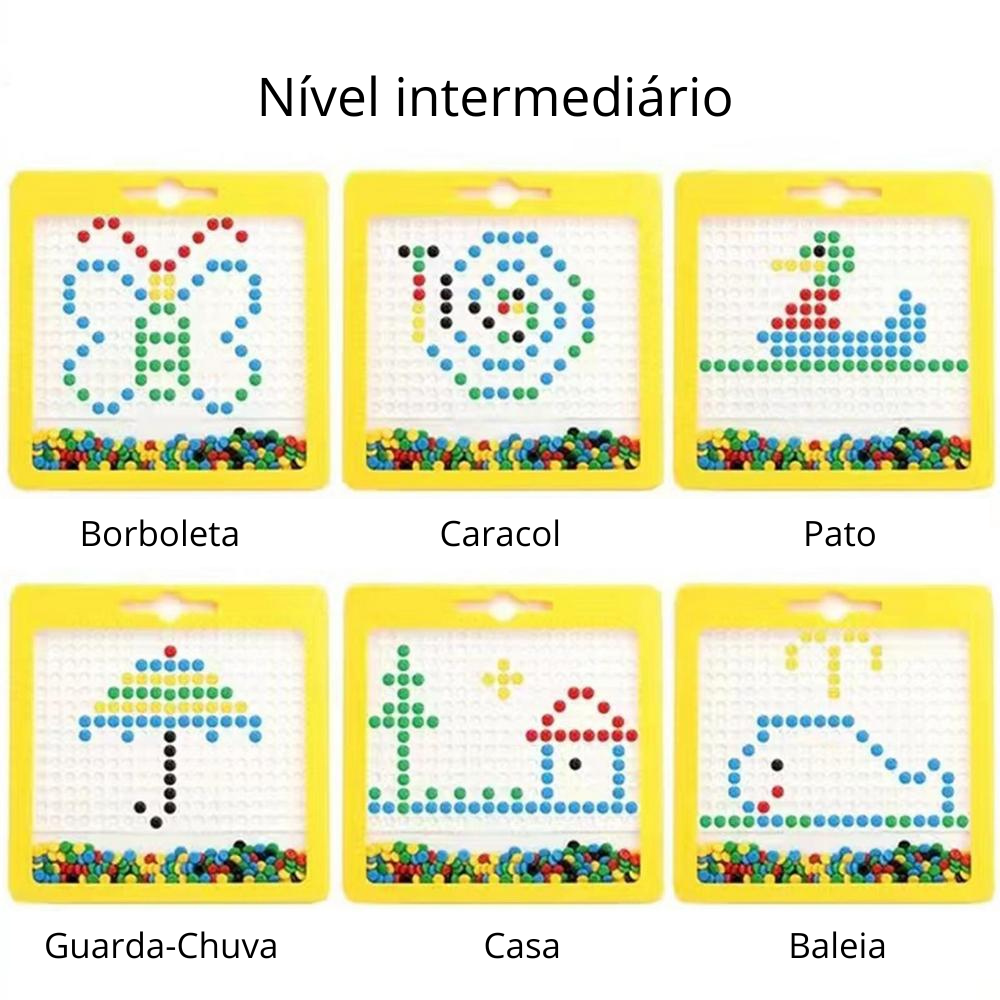 Plaqueta Magnética - Brinquedo Educativo - Ref. 210