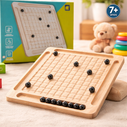 Lógica em madeira - Brinquedo Educativo