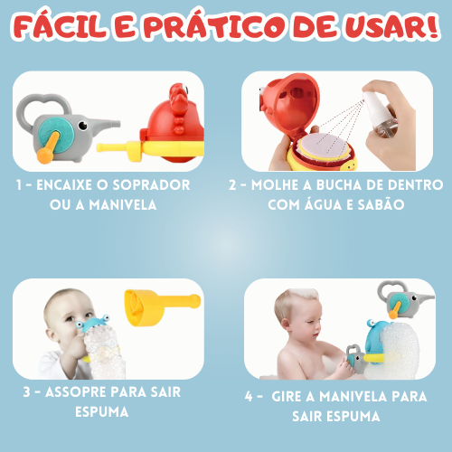 Banho de Espuma - Brinquedo Educativo