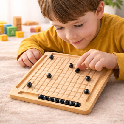 Lógica em madeira - Brinquedo Educativo