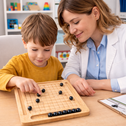 Lógica em madeira - Brinquedo Educativo