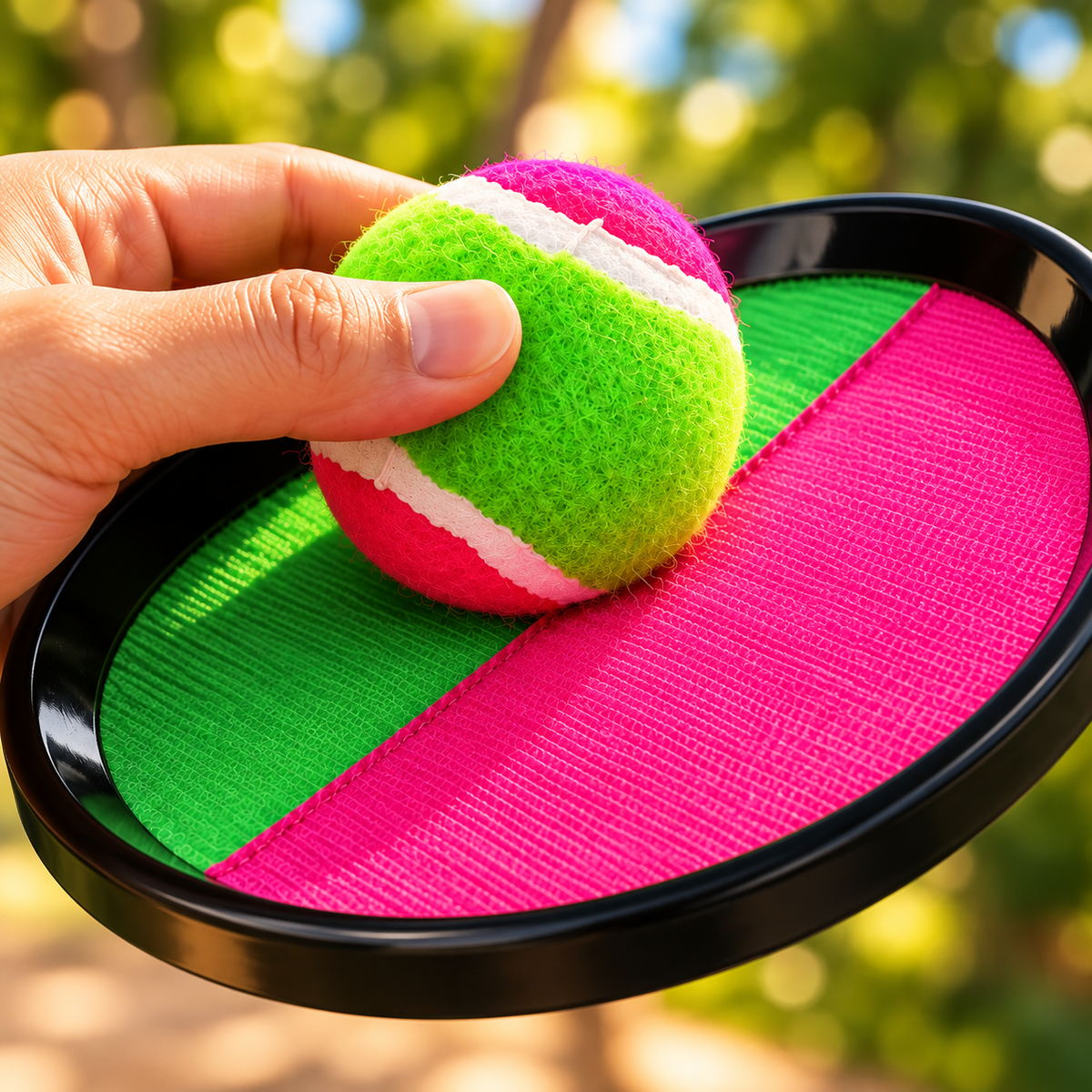 GrudaBola Challenge – Jogo de Arremesso com Velcro