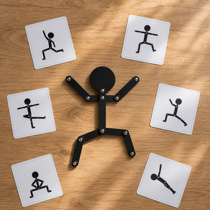 Boneco Flexível - Brinquedo Educativo