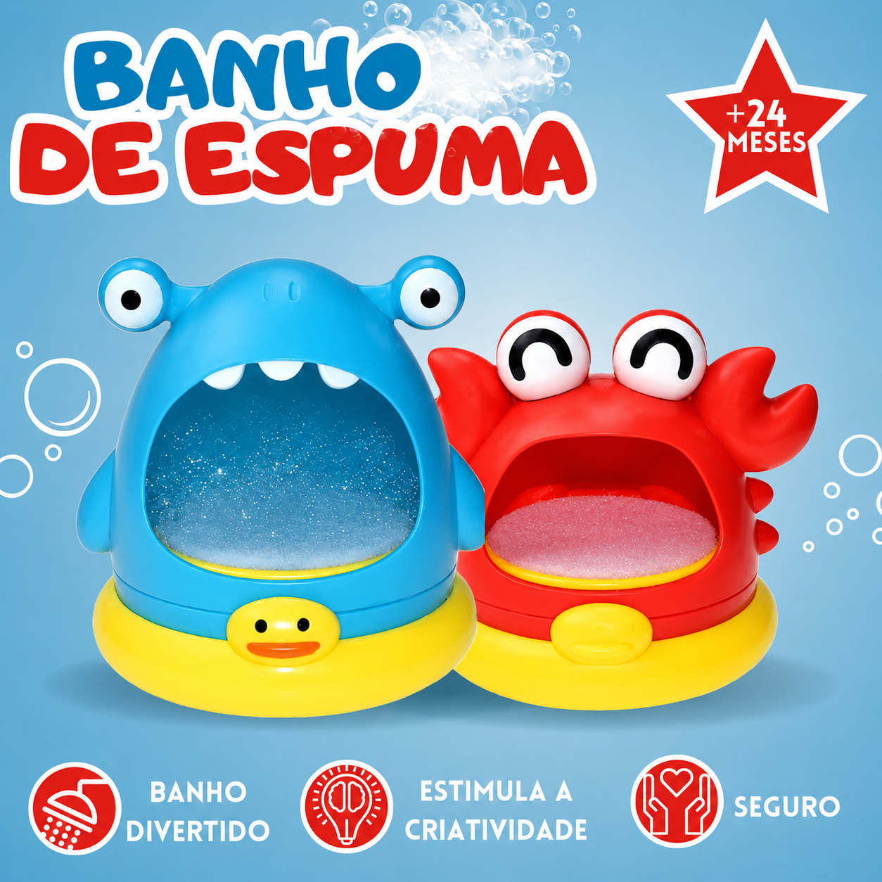 Banho de Espuma - Brinquedo Educativo