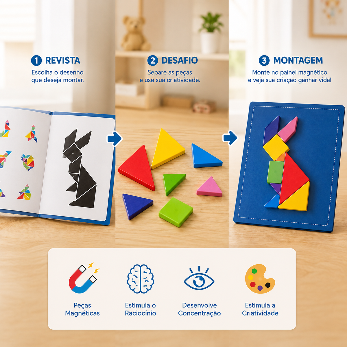 Geomagnético - Brinquedo Educativo