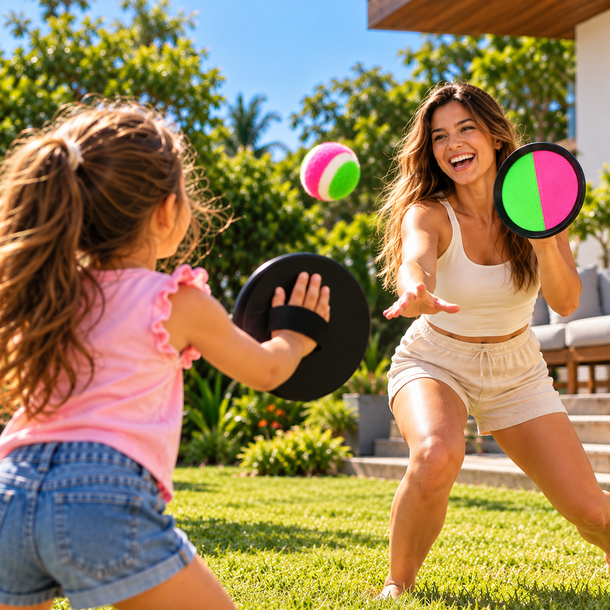 GrudaBola Challenge – Jogo de Arremesso com Velcro