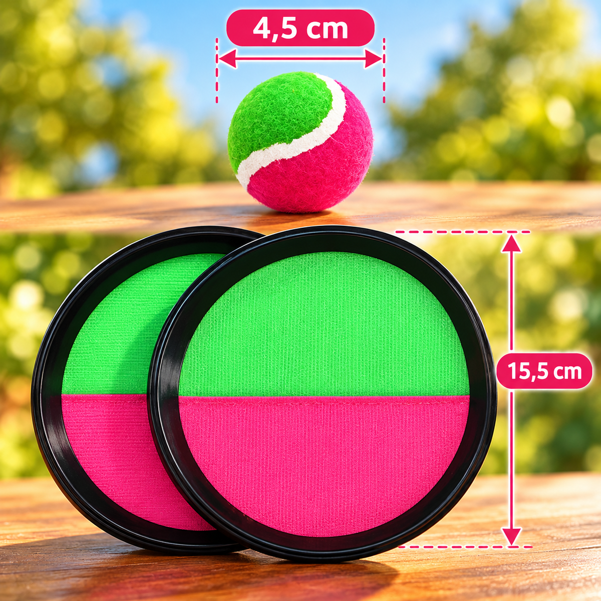 GrudaBola Challenge – Jogo de Arremesso com Velcro