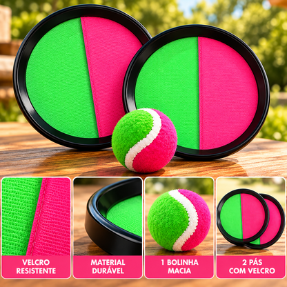 GrudaBola Challenge – Jogo de Arremesso com Velcro
