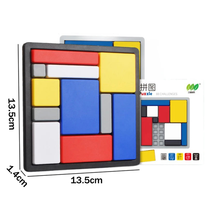 Children Logical Thinking Training Puzzles Toys Adult Burning Brain Challenge Activity Intelligence Cubes Jigsaw Board Games