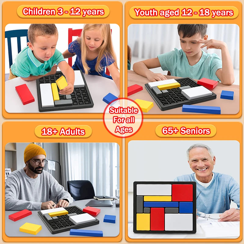 Children Logical Thinking Training Puzzles Toys Adult Burning Brain Challenge Activity Intelligence Cubes Jigsaw Board Games