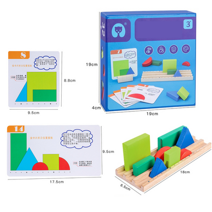 Geometria Logica - Ref. 185 - Brinquedo Educativo
